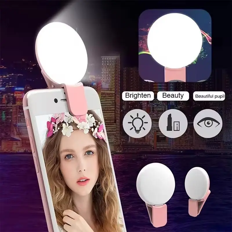 Photography Videos Free - Taşınabilir Mini Selfie Halka Işık, USB
