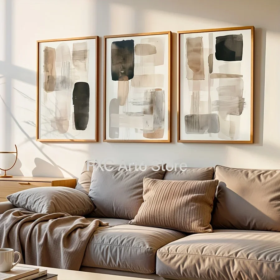 3 adet çerçevesiz siyah bej ba - Photography Geometry incelemesi ve fiyatı