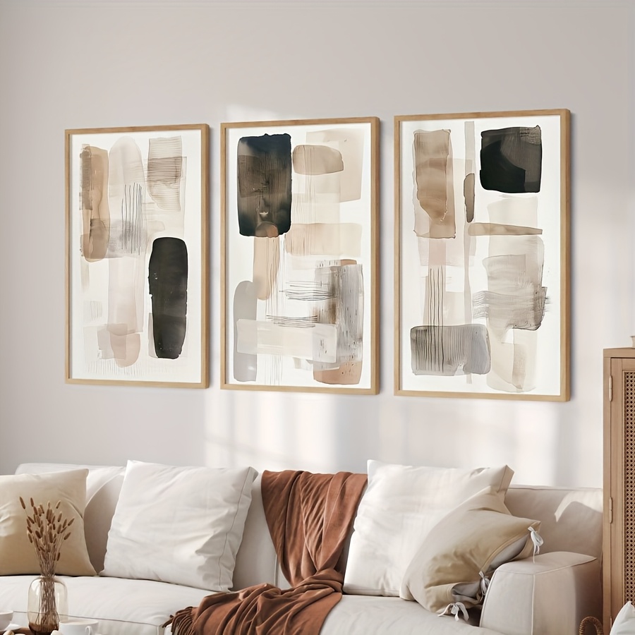 3 adet çerçevesiz siyah bej ba - Photography Geometry incelemesi ve fiyatı